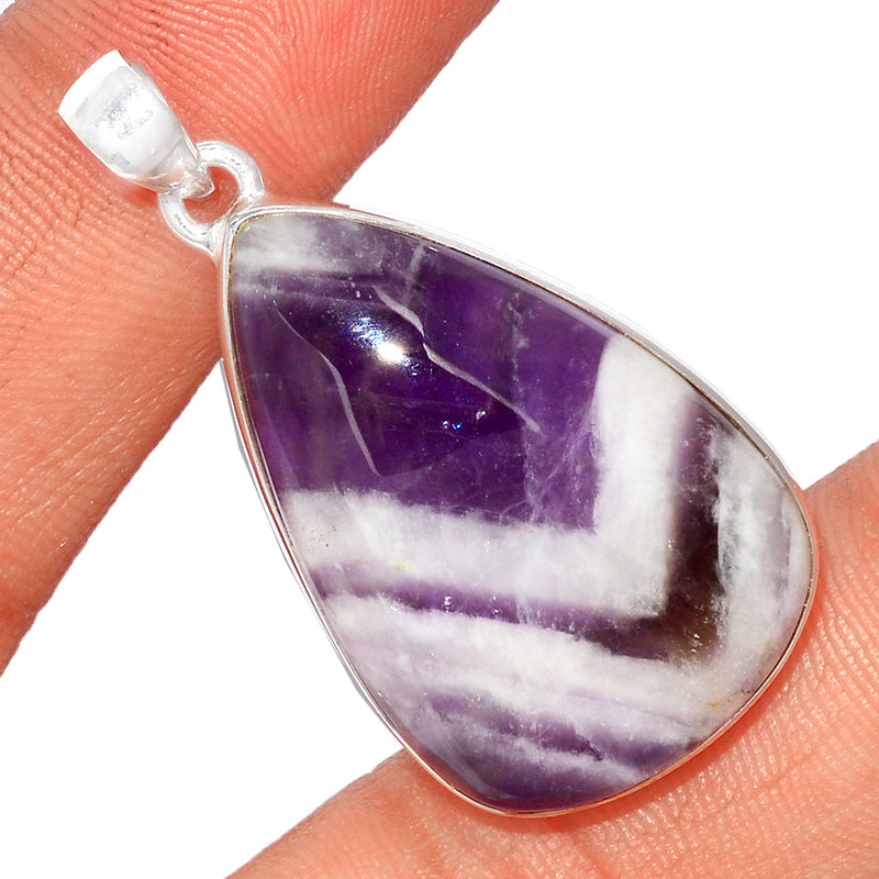 1.7" Amethyst Lace Agate Pendants - ALAP1027