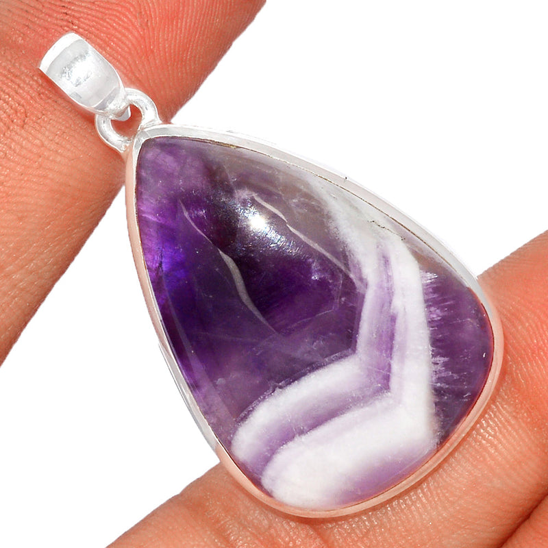 1.7" Amethyst Lace Agate Pendants - ALAP1028