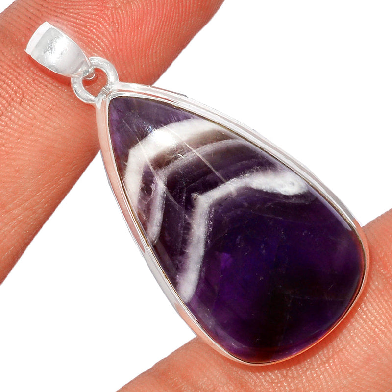 1.7" Amethyst Lace Agate Pendants - ALAP1036