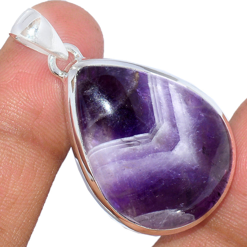 1.7" Amethyst Lace Agate Pendants - ALAP1068