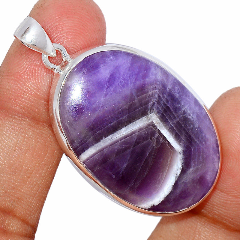 1.8" Amethyst Lace Agate Pendants - ALAP1101