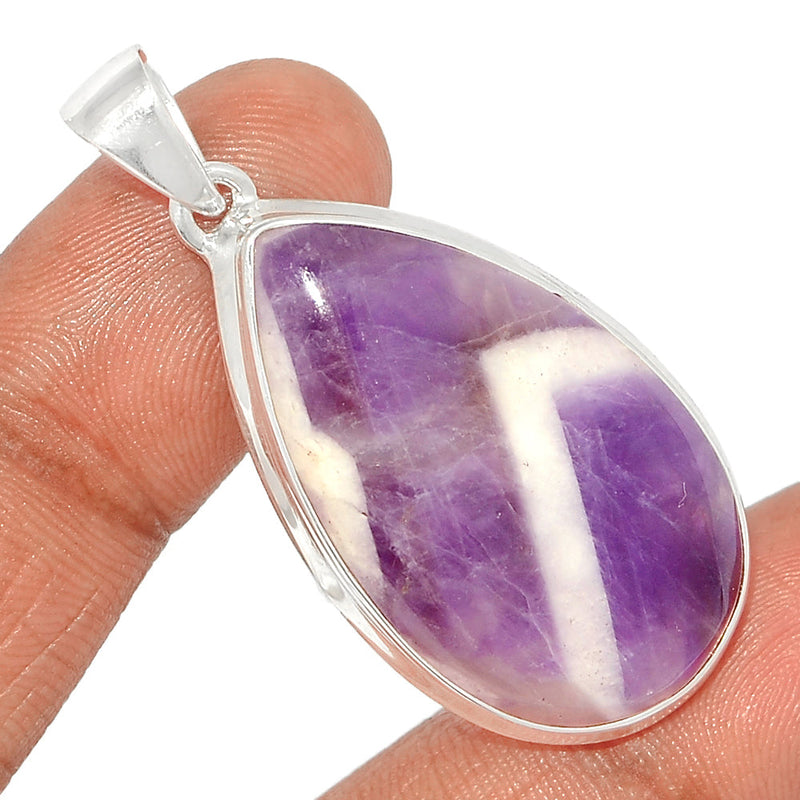 2" Amethyst Lace Agate Pendants - ALAP1129