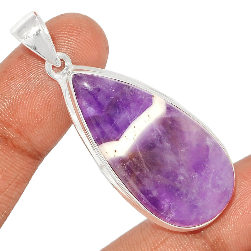 2.1" Amethyst Lace Agate Pendants - ALAP1147