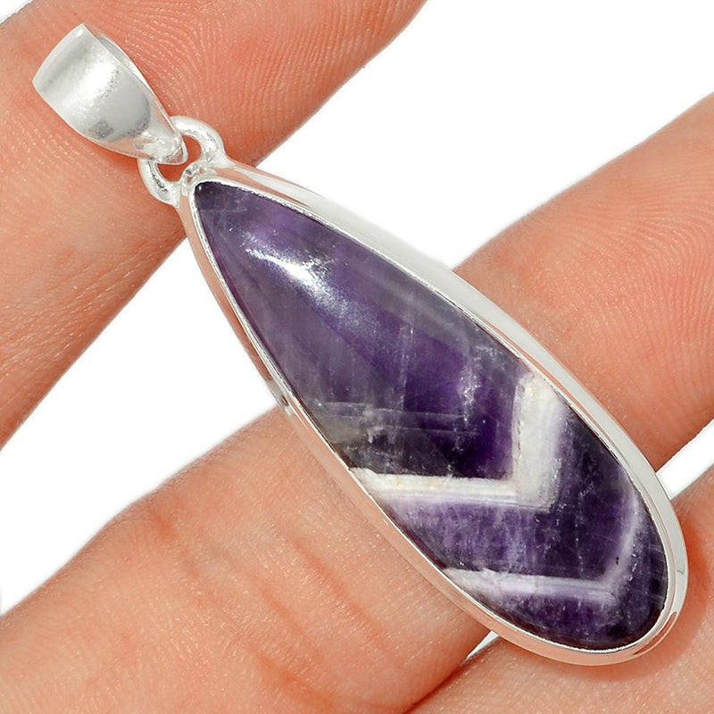 2" Amethyst Lace Agate Pendants - ALAP884