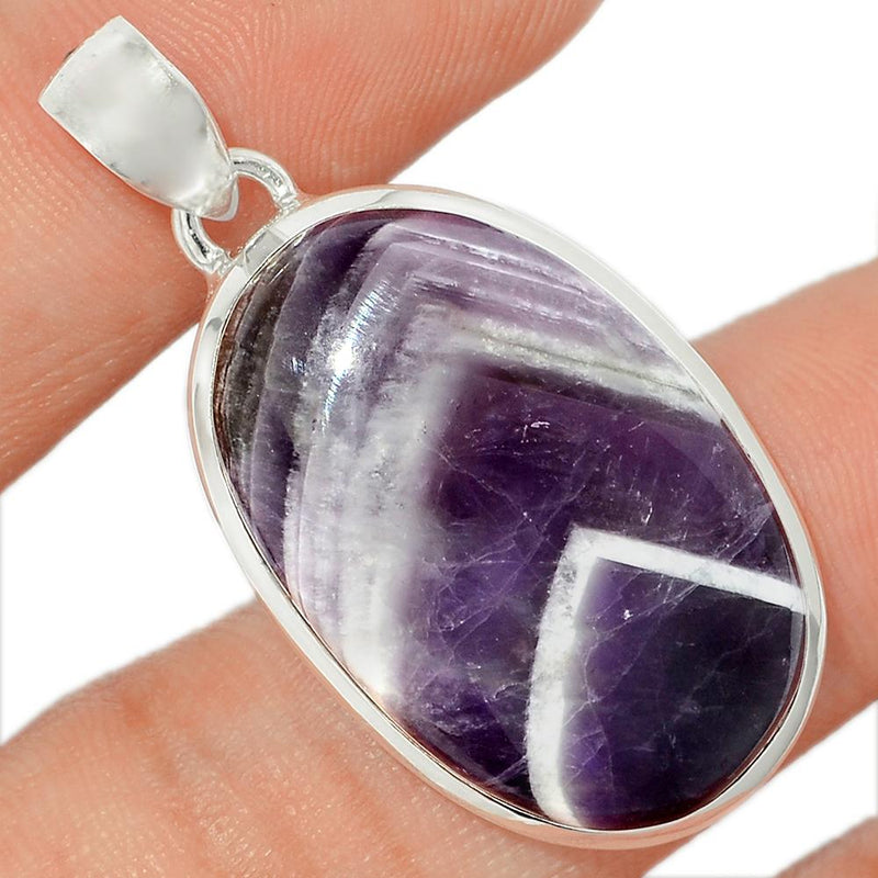 1.6" Amethyst Lace Agate Pendants - ALAP890