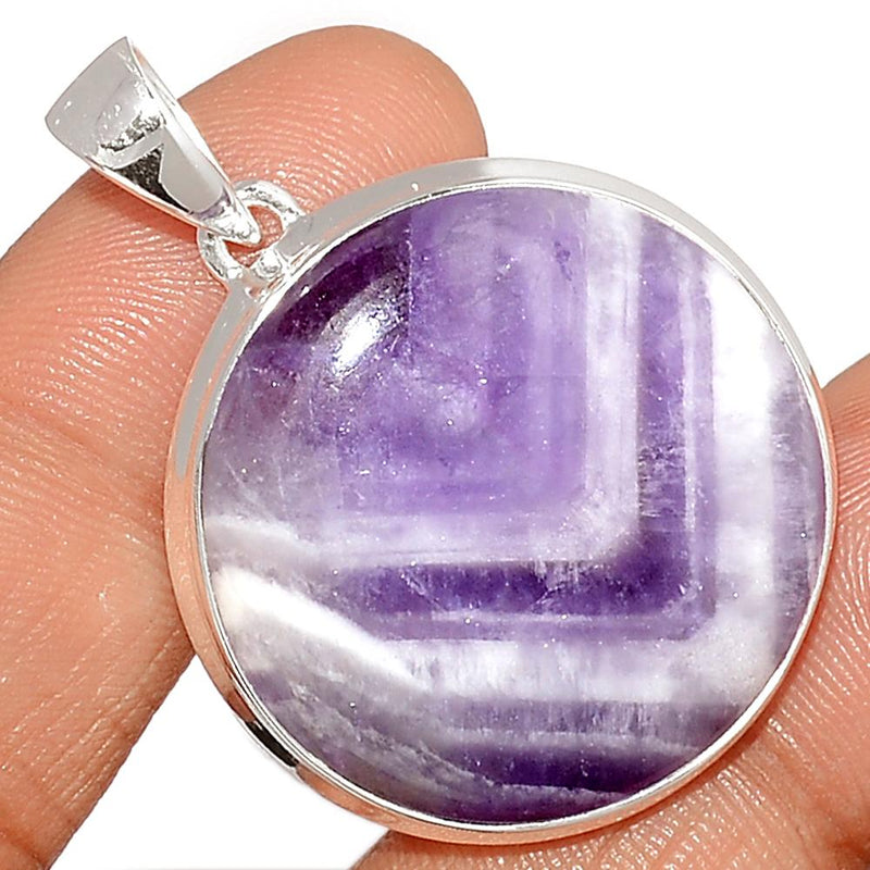 1.6" Amethyst Lace Agate Pendants - ALAP899