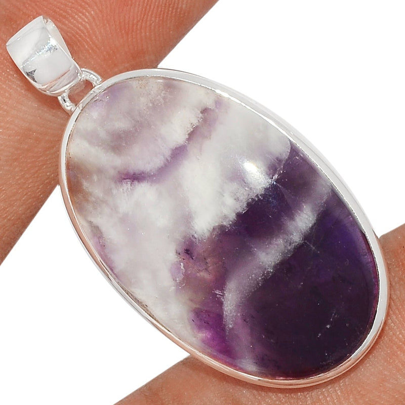 1.8" Amethyst Lace Agate Pendants - ALAP930