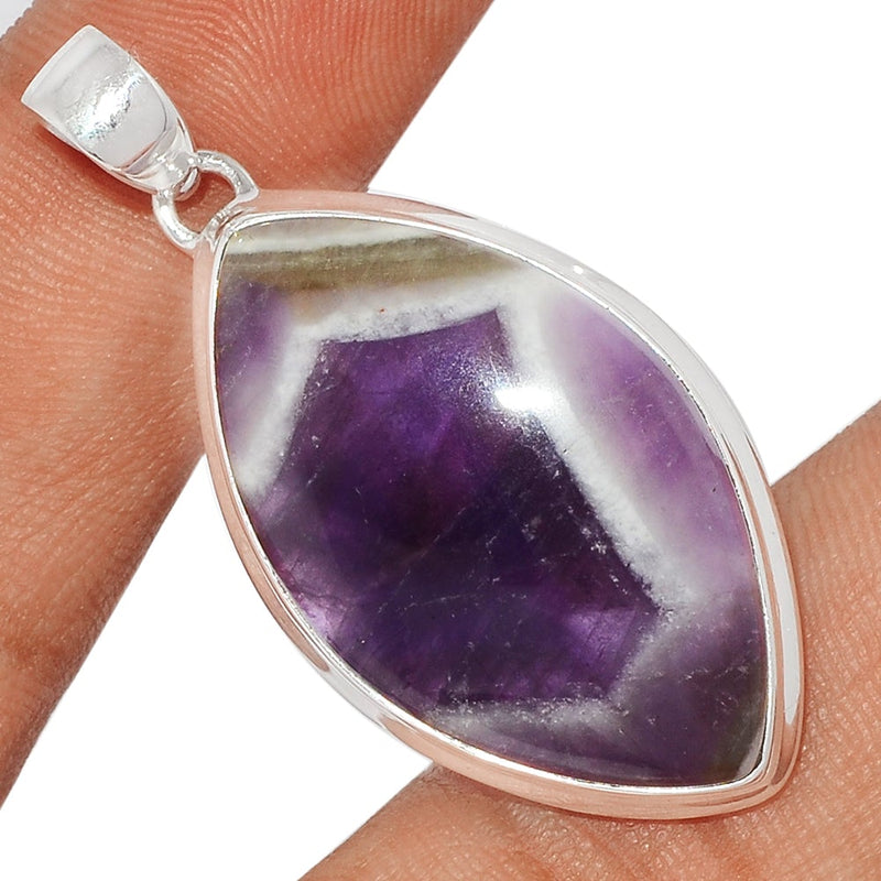 1.7" Amethyst Lace Agate Pendants - ALAP933