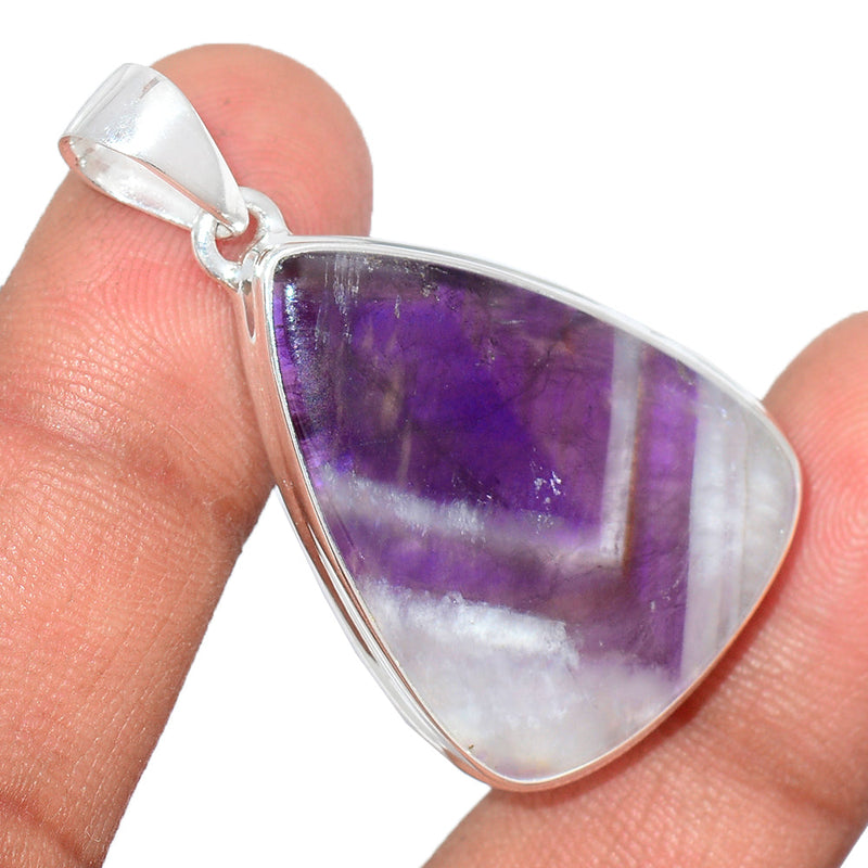 1.7" Amethyst Lace Agate Pendants - ALAP976