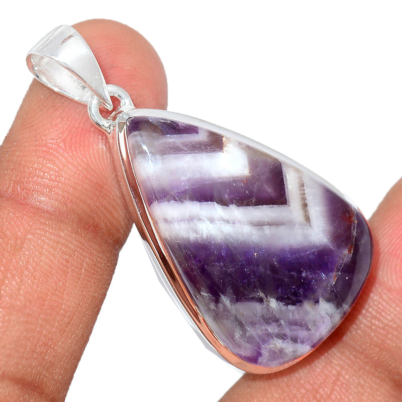 1.7" Amethyst Lace Agate Pendants - ALAP979