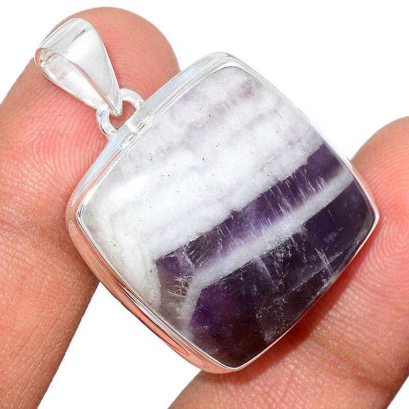 1.3" Amethyst Lace Agate Pendants - ALAP985