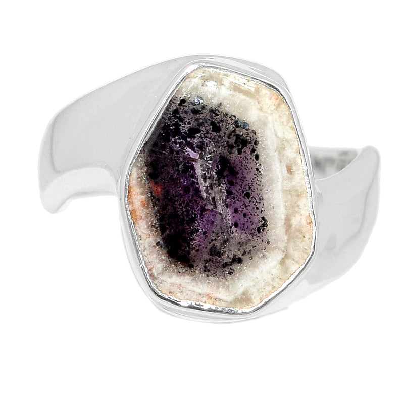 Solid - Atomic Trapiche Amethyst Slice Ring - ALCR660
