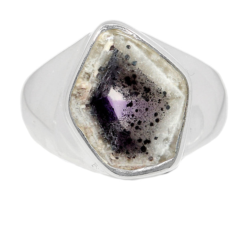 Solid - Atomic Trapiche Amethyst Slice Ring - ALCR678