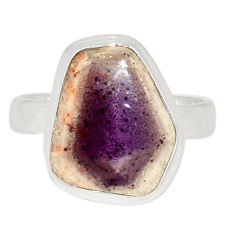 Atomic Trapiche Amethyst Slice Ring - ALCR691