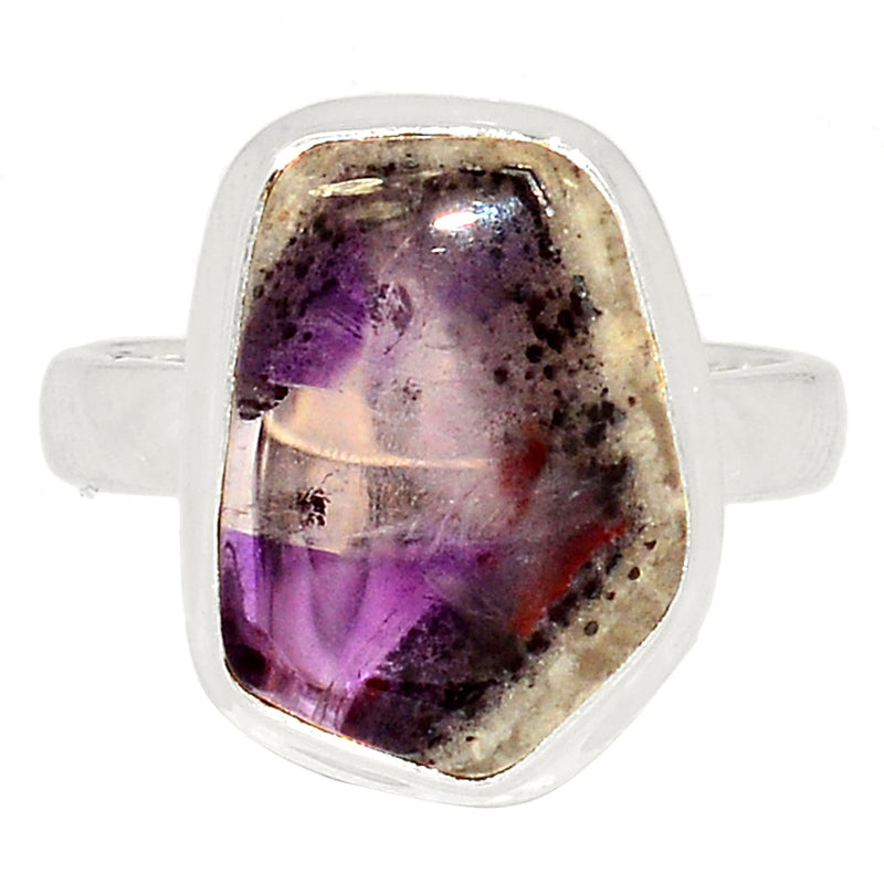 Atomic Trapiche Amethyst Slice Ring - ALCR695