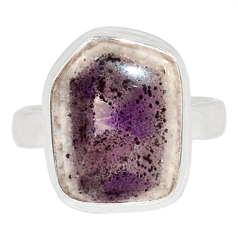 Atomic Trapiche Amethyst Slice Ring - ALCR713