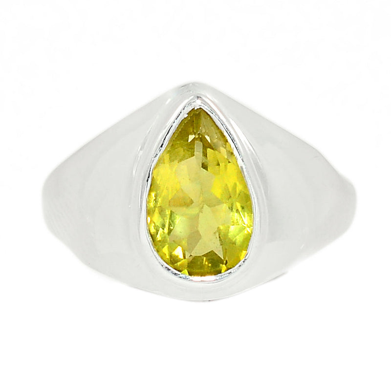 Solid - Lemon Topaz Ring - LMTR370