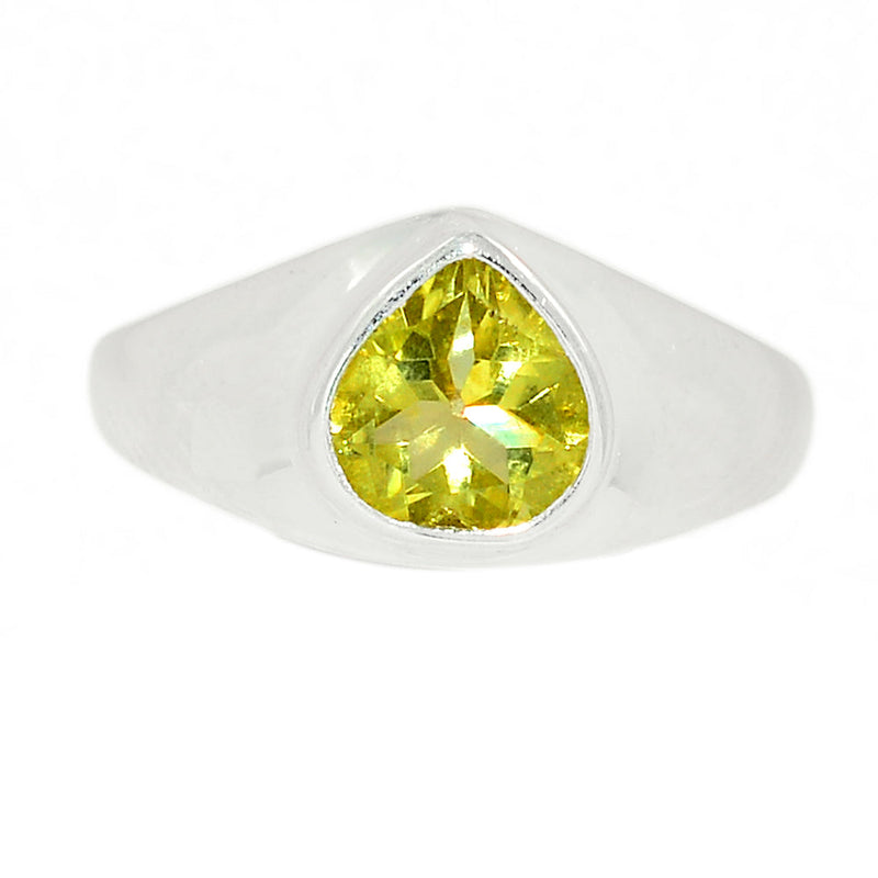 Solid - Lemon Topaz Ring - LMTR373