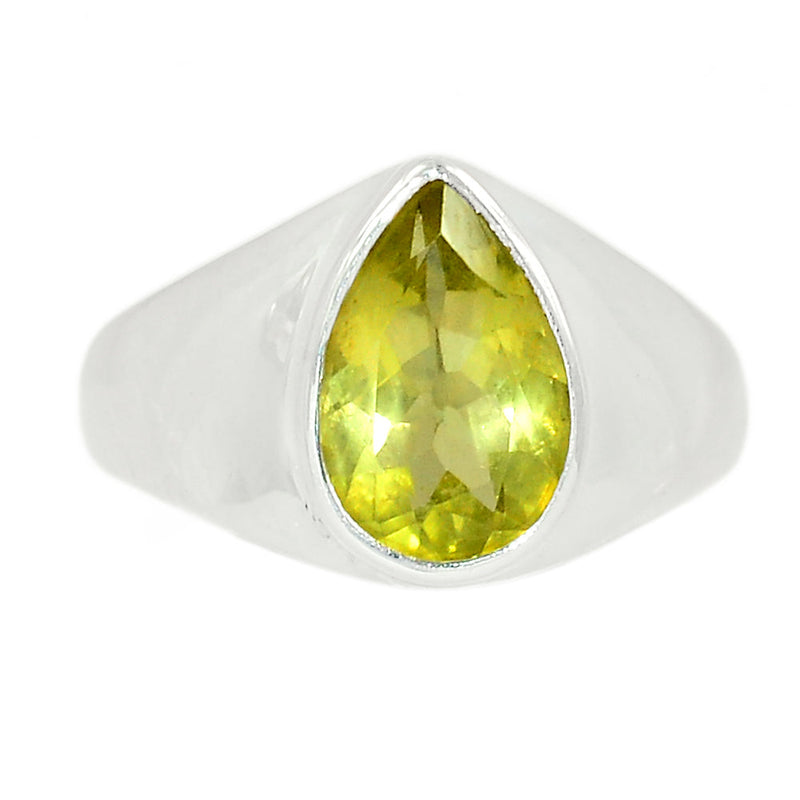 Solid - Lemon Topaz Ring - LMTR375