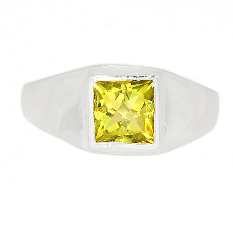 Solid - Lemon Topaz Ring - LMTR379