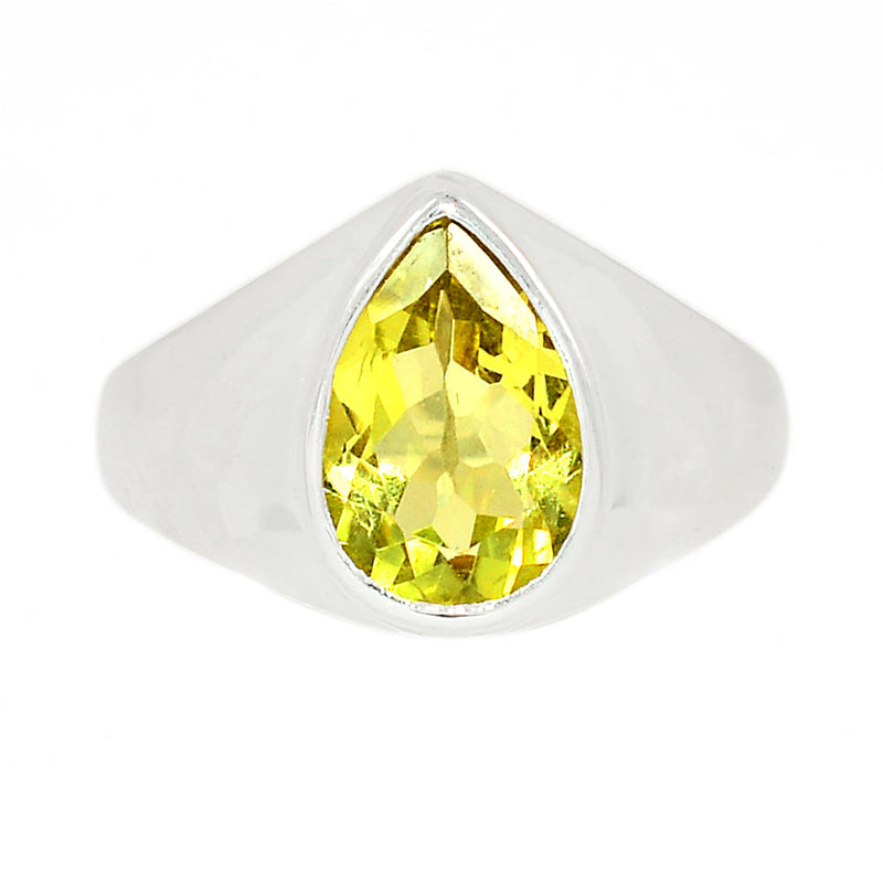 Solid - Lemon Topaz Ring - LMTR388