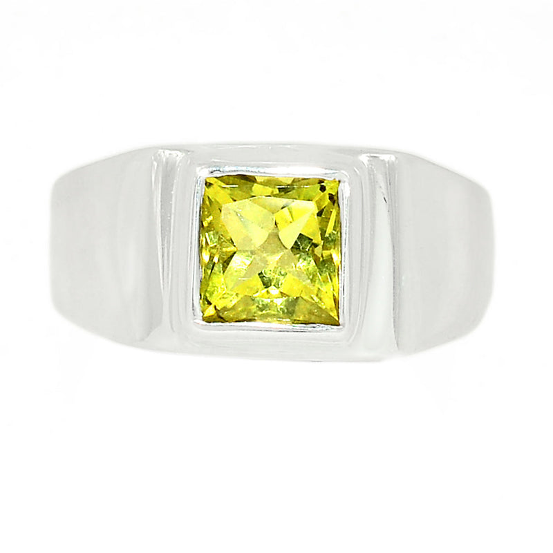 Solid - Lemon Topaz Ring - LMTR389