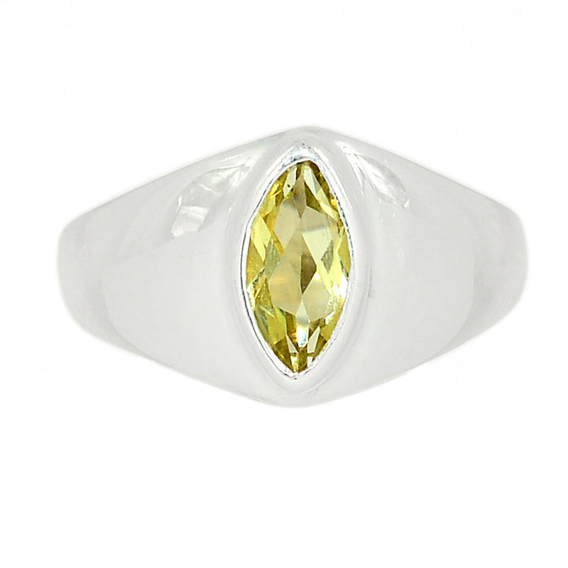 Solid - Lemon Topaz Ring - LMTR390