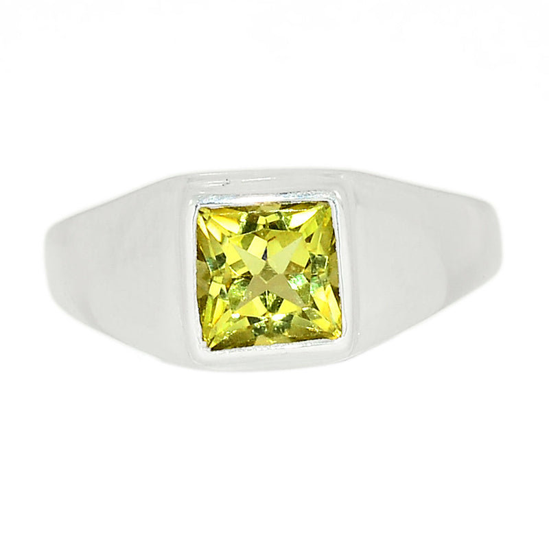 Solid - Lemon Topaz Ring - LMTR391