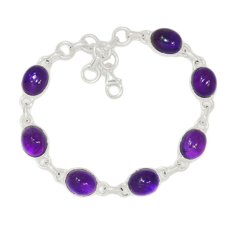 8.7" Amethyst Bracelets - AMCB308