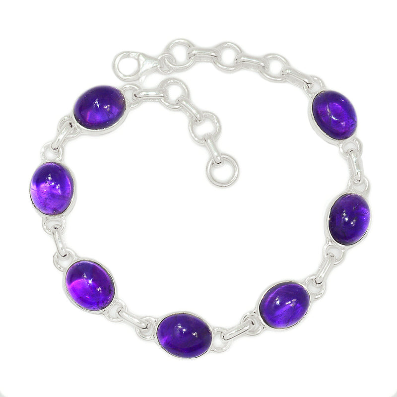 8.8" Amethyst Bracelets - AMCB320