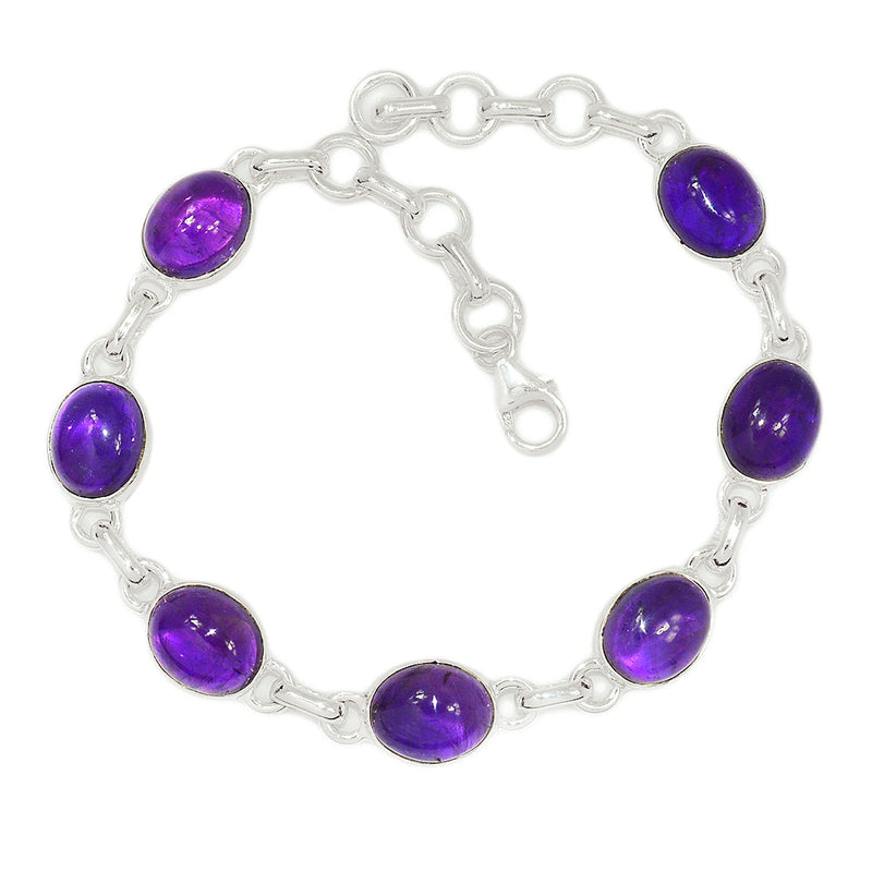 8.8" Amethyst Bracelets - AMCB325