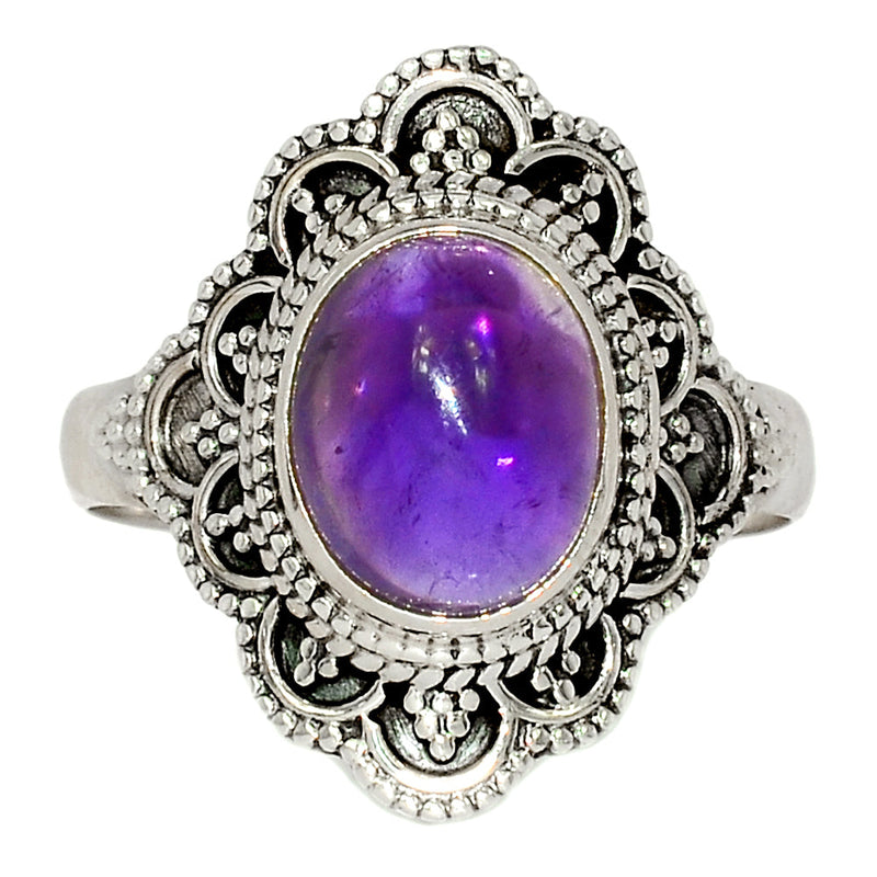 10*12 MM - Fine Filigree - Amethyst Ring - AMCR2529