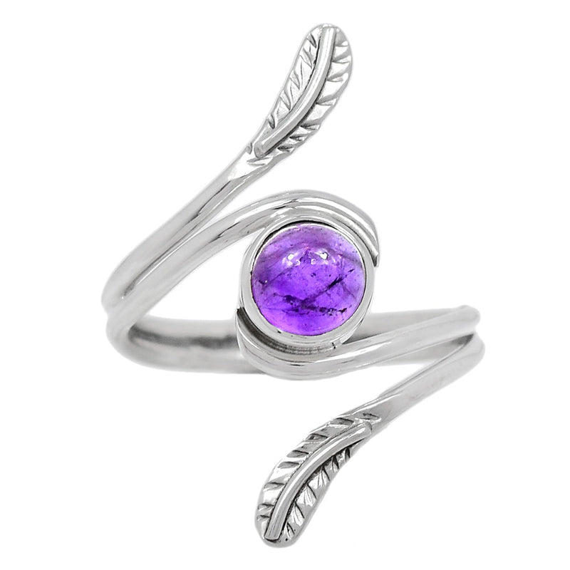 Leaves - Amethyst Ring - AMCR2788