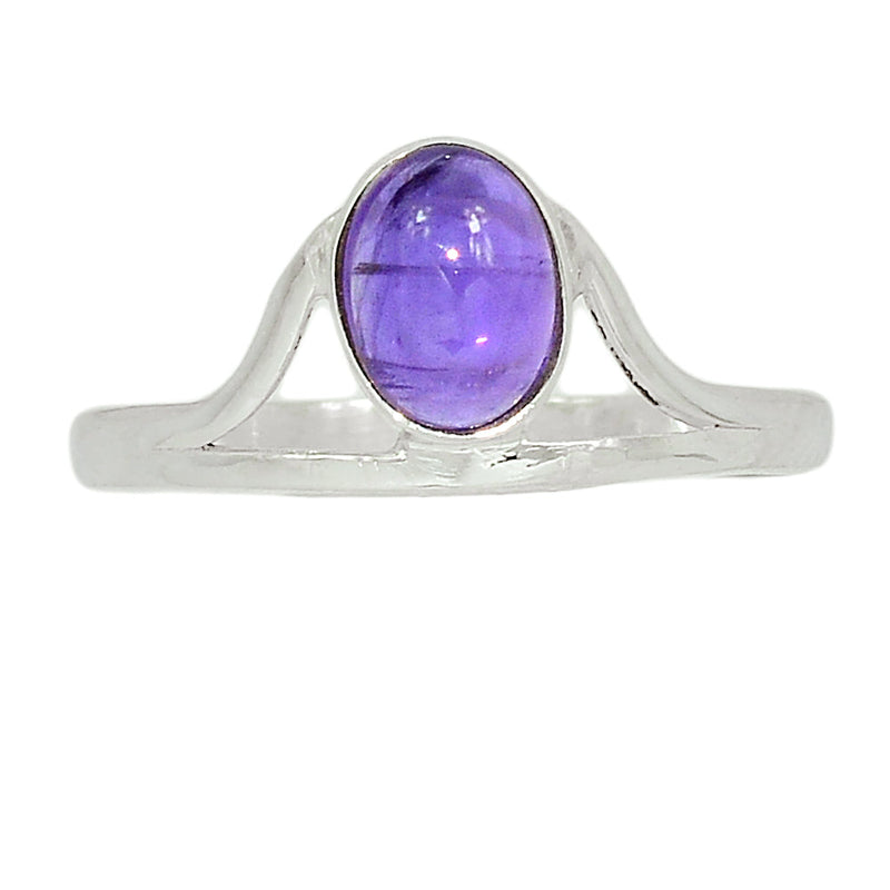 Small Plain - Amethyst Ring - AMCR3220