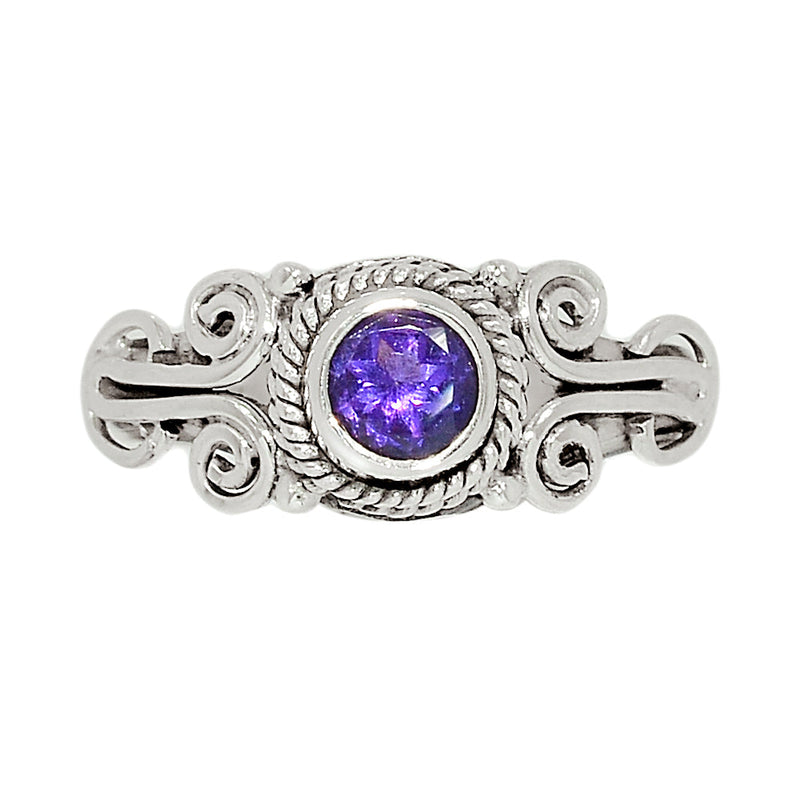 Small Filigree - Amethyst Faceted Ring - AMFR1514