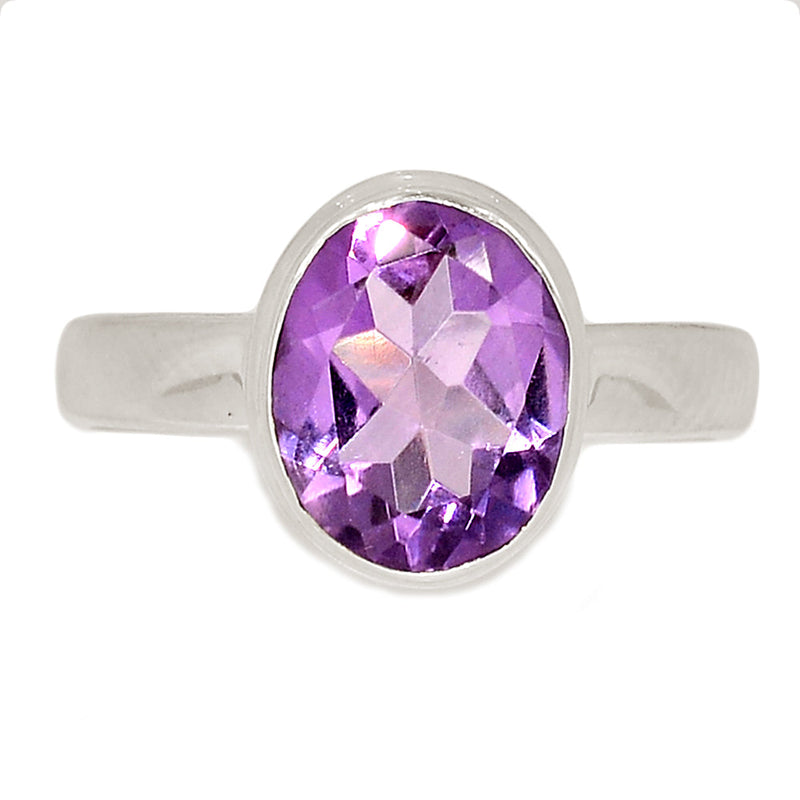 Amethyst Faceted Ring - AMFR1608