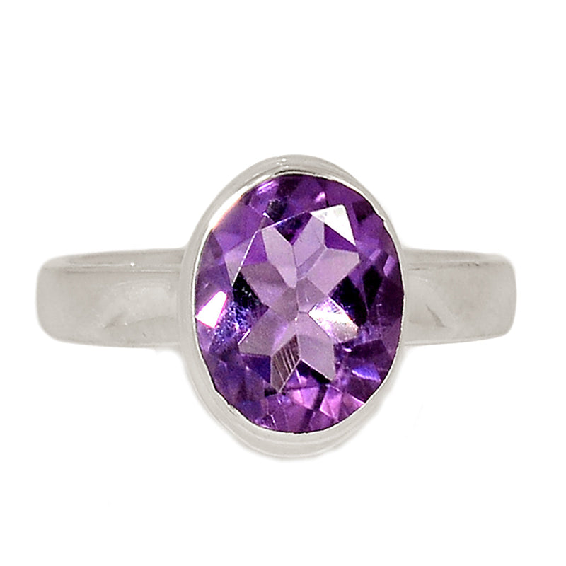 Amethyst Faceted Ring - AMFR1623