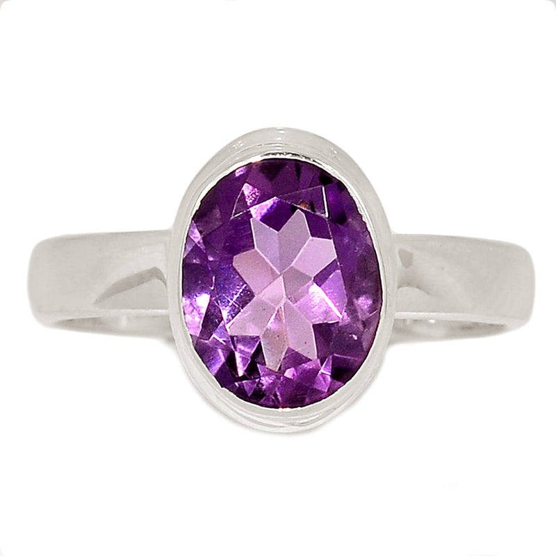Amethyst Faceted Ring - AMFR1637
