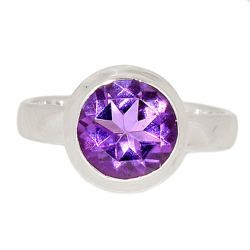 Amethyst Faceted Ring - AMFR1641