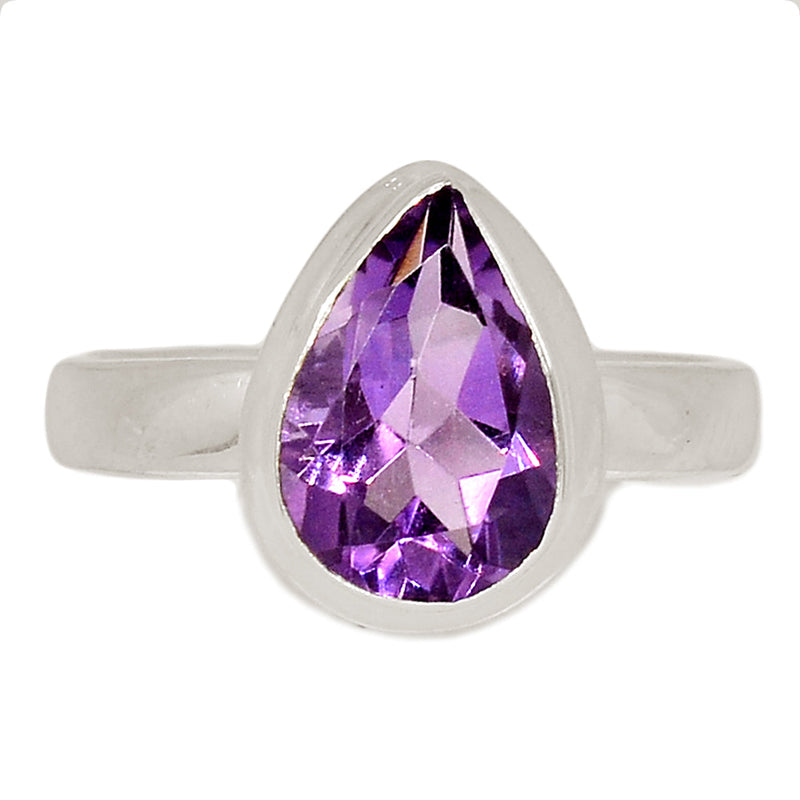 Amethyst Faceted Ring - AMFR1658
