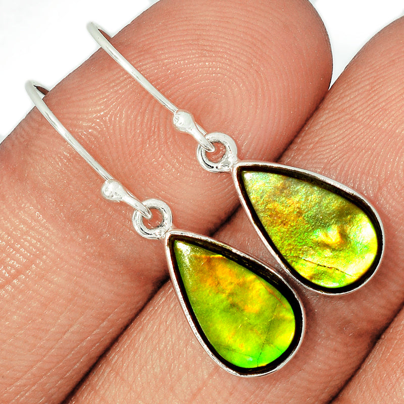 1.3" Ammolite Earrings - AMLE718