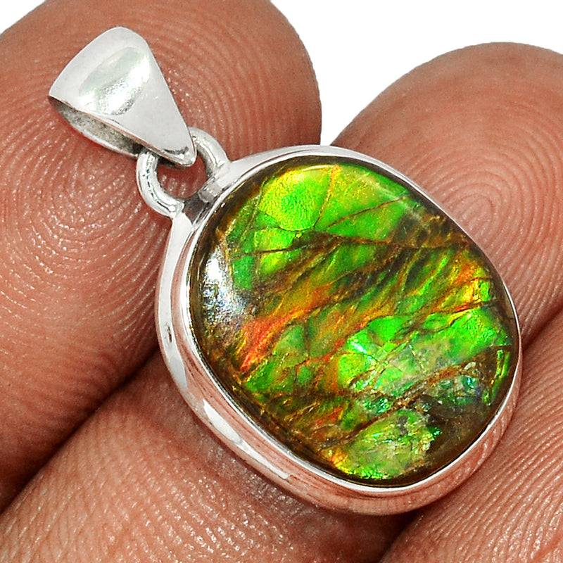 1.1" Ammolite Pendants - AMLP2716