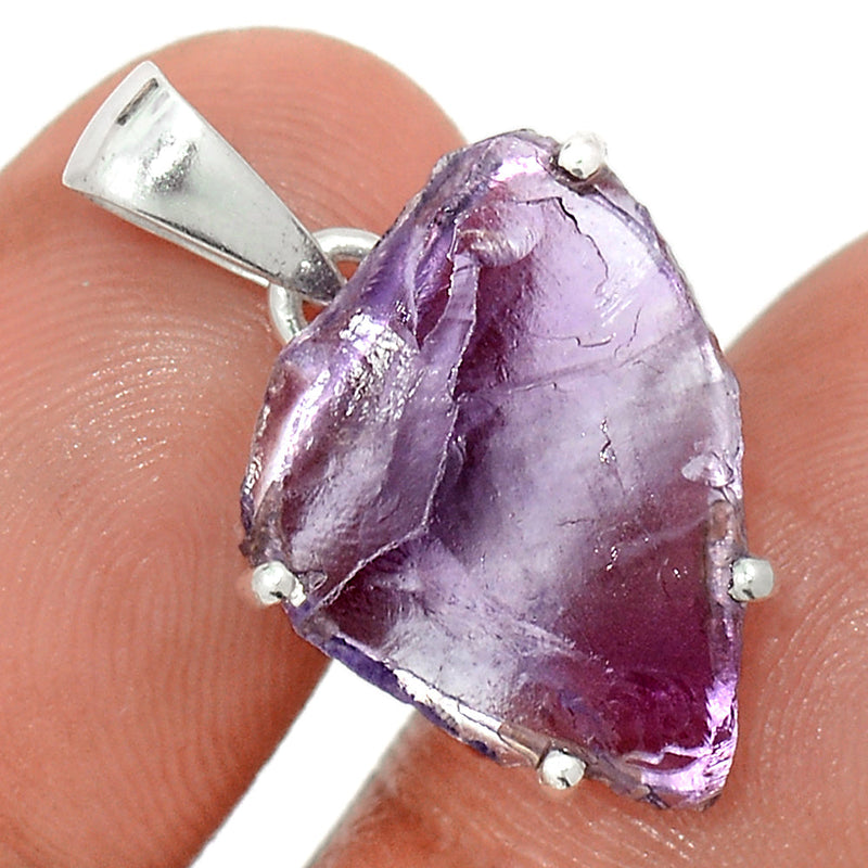 1.1" Claw - Amethyst Rough Pendants - AMRP1015