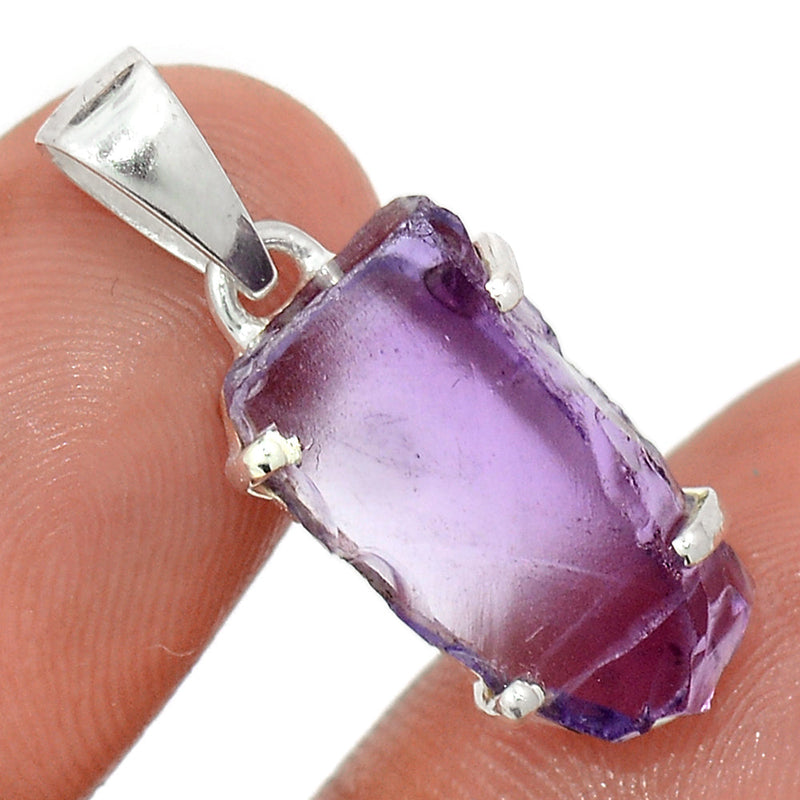 1.1" Claw - Amethyst Rough Pendants - AMRP1034