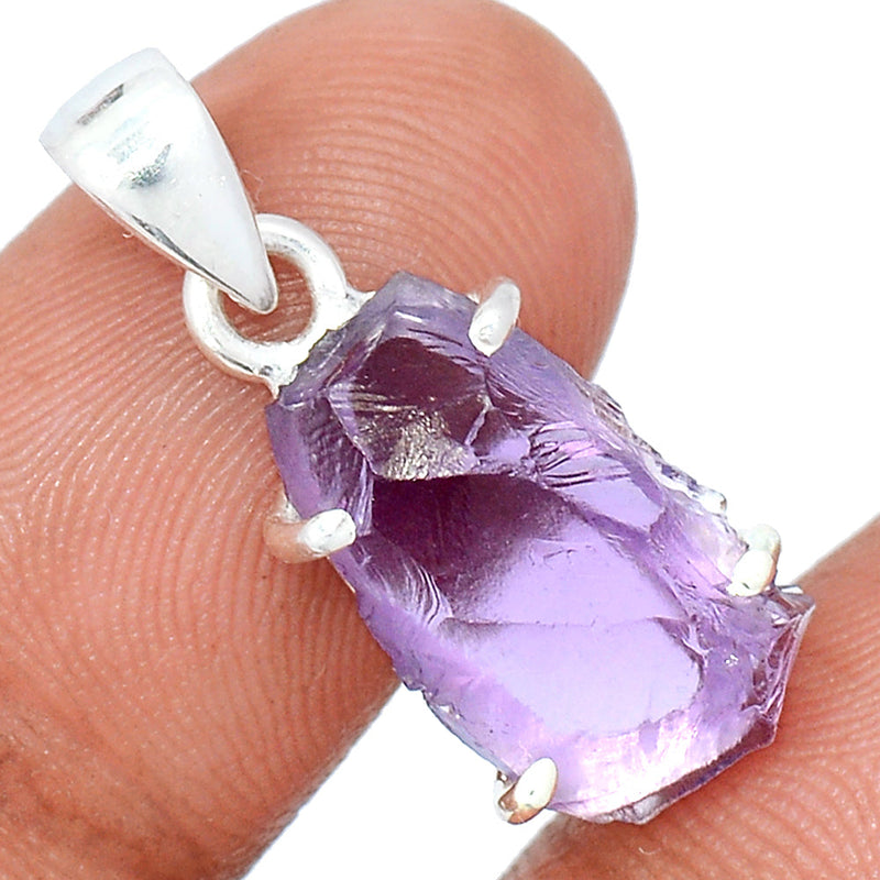 1.1" Claw - Amethyst Rough Pendants - AMRP994