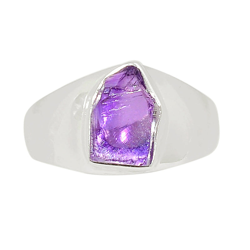 Solid - Amethyst Rough Ring - AMRR1014
