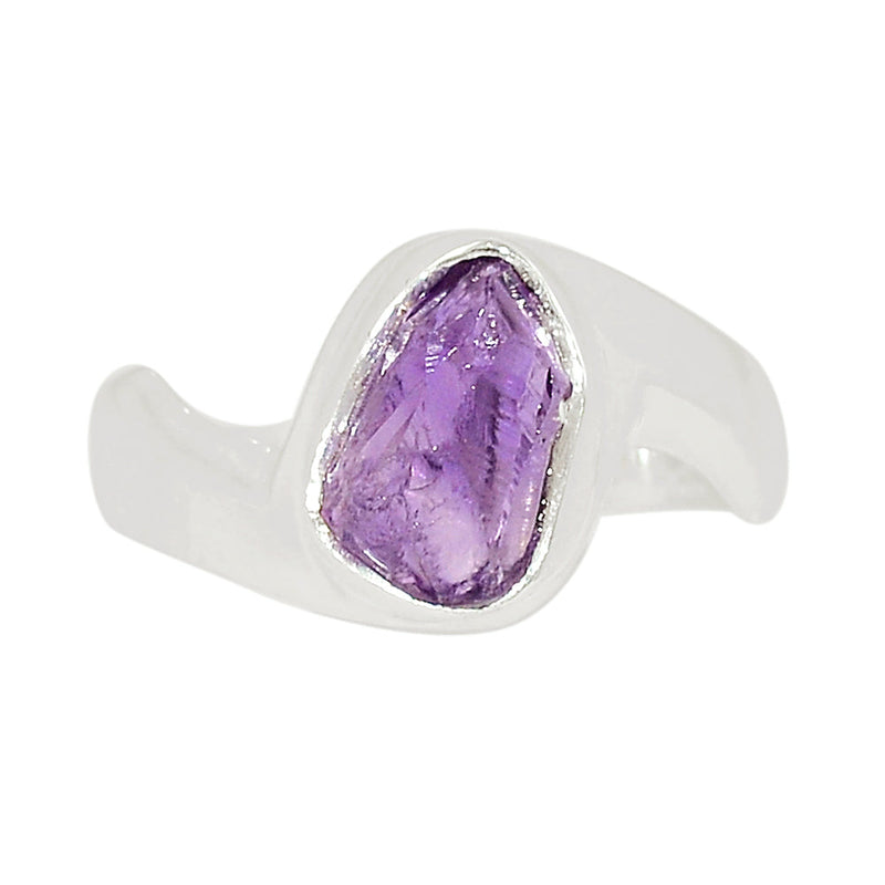 Solid - Amethyst Rough Ring - AMRR1015