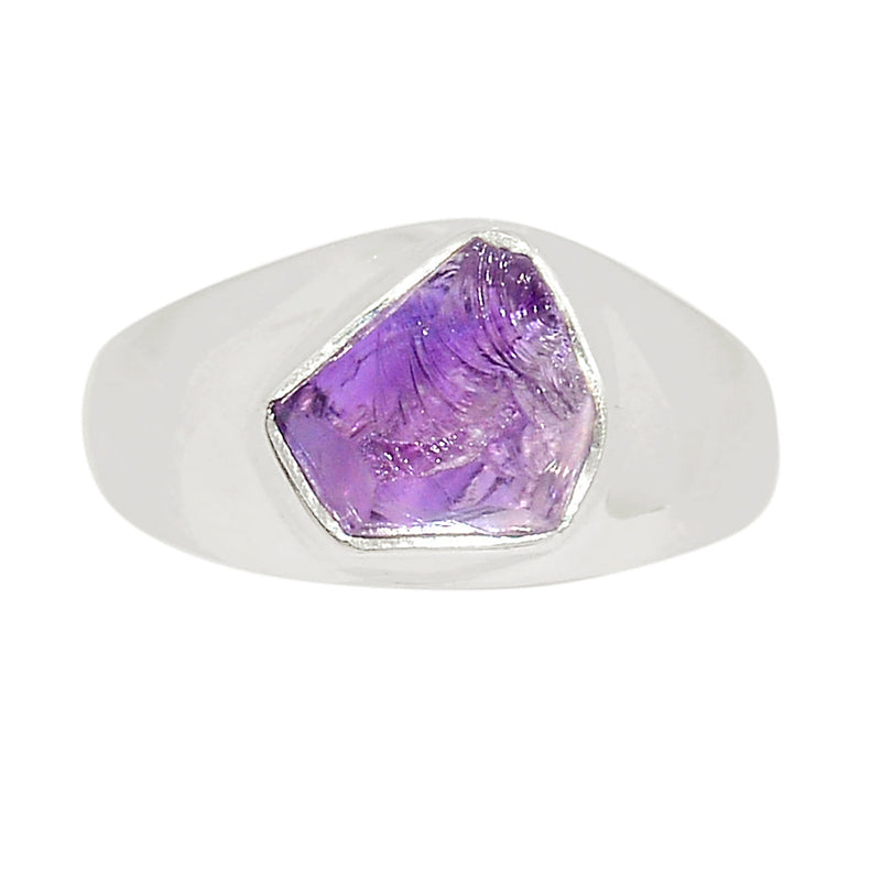 Solid - Amethyst Rough Ring - AMRR1019