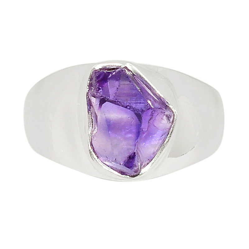 Solid - Amethyst Rough Ring - AMRR1022