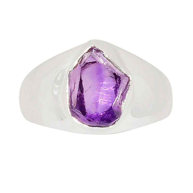 Solid - Amethyst Rough Ring - AMRR1024